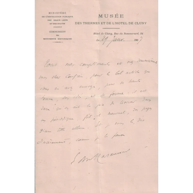 HARAUCOURT Edmond (1856-1941) - POETE - ROMANCIER - COMPOSITEUR - AUTEUR.