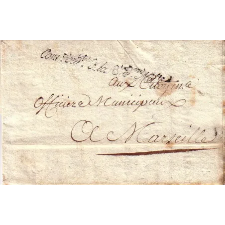 EYSSAUTIER D' Joseph (1754-1811) - COMMISSAIRE ORDONNATEUR DE LA 8e REGION MILITAIRE.
