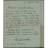 CALMETTE Albert (1863-1933) - MEDECIN BACTERIOLOGIQUE DE LA MARINE - VACCIN DE LA TUBERCULOSE.