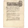 Louis XIV - Jugement Commercial 1706