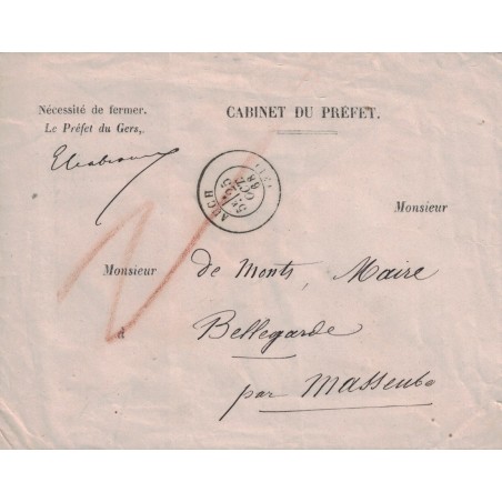 LABROUSSE DE LASCAUX Jean François Edouard (1822-1885) - PREFET du Gers.