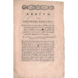 Arrêté de 1808 sur le prix du Pain - Carpentras (Vaucluse)