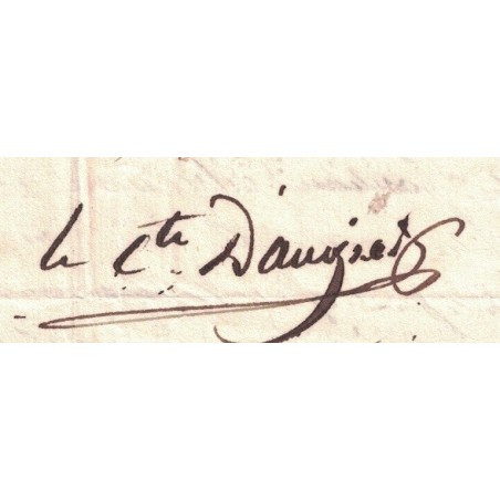 DAUGIER François Henri Eugène ou d'Augier (1764-1834) – Comte - Vice-Amiral - Préfet Maritime d’Empire – Député du Vaucluse.