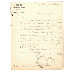 OFFICIER COMMANDANT LES ISOLÉS DES BATAILLONS D'AFRIQUE - ALGÉRIE - KOUBA - 1844