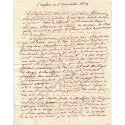 DE VINCENS DE CAUSSANS Paul (1790-1873) - VICOMTE ET BARON - CHAMBRE DE PAIRS - CONSEILLER GÉNÉRAL DU VAUCLUSE