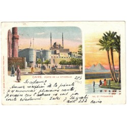 EGYPTE - LE CAIRE - PORTE DE LA CITADELLE