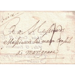 KING LOUIS XV - FRANCE - LETTER ABOUT THE SELLING PRICE OF BREAD - APRIL 1767