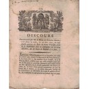 VAUCLUSE - DISCOURS PRONONCE PAR LE BARON DE SAINTE-CROIX A L'ASSEMBLEE DU COMTE VENAISSIN 25 MARS 1790.