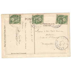 EGYPTE - LE CAIRE - VILLAGE DE NATIFS PRES DES PYRAMIDES - TYPE BLANC - CARTE POSTALE