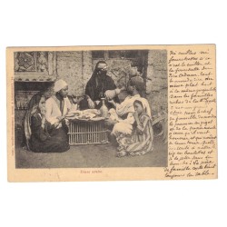 EGYPTE - LE CAIRE STATION - DINER ARABE - CARTE POSTALE - 1901