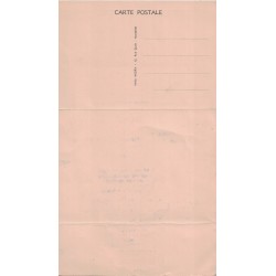 PAQUEBOT HOGGAR - COMPAGNIE FRAISSINET - CARTE POSTALE MENU - PUB PERNOD - DU 6 JUIN 1952..