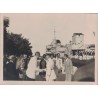 TORPILLEUR - "LE MALIN" - A SON ARRIVEE DANS LE PORT DE MONACO - 1947 - PHOTOGRAPHIE.