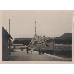 DESTROYER D'ESCORTE "SOMALIE" EN RADE DE NICE - 1947 - PHOTOGRAPHIE..