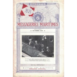 LA GAZETTE DES MESSAGERIES - PAUL REYNAUD MINISTRE DES COLONIES A BORD DU D'ARTAGNAN