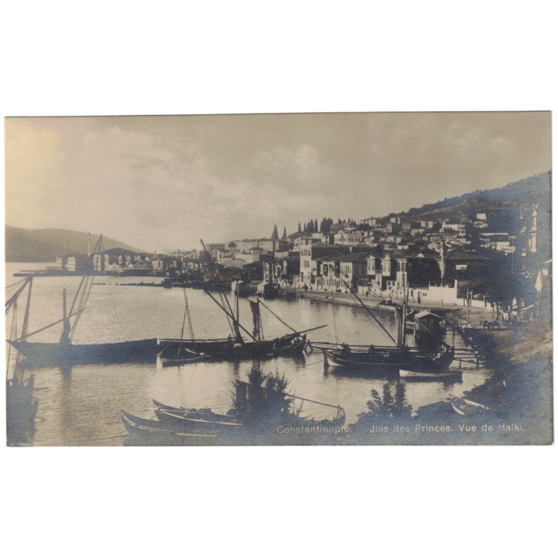 TURQUIE - ISTANBUL - CONSTANTINOPLE - ILES DES PRINCES - VUE DE HALKI - CARTE POSTALE TURQUIE - ISTANBUL - CONSTANTINOPLE - ILES DES PRINCES - VUE DE HALKI - CARTE POSTALE