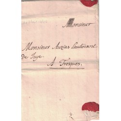 VIVET DE MONTCLUS Louis-François DE (1687-1755) - EVEQUE D'ALES - GARD.