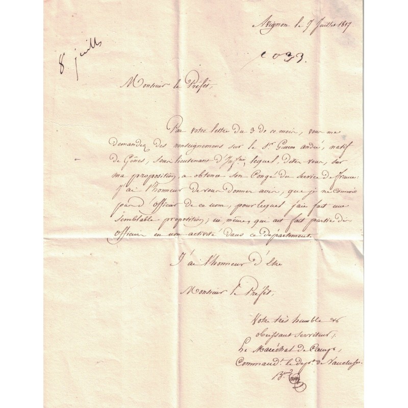 CORSIN André Philippe (1773-1854) Lieutenant Général - Baron d'Empire. CORSIN André Philippe (1773-1854) Lieutenant Général - Baron d'Empire.