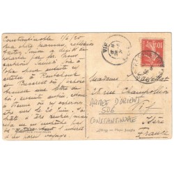TURQUIE - CONSTANTINOPLE - TRÉSOR ET POSTE - ARMÉE D'ORIENT SECTEUR 506 - 1920