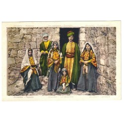 ISRAËL - JÉRUSALEM - PAYSANS - CARTE POSTALE
