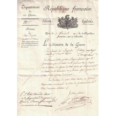 Louis-Alexandre Berthier (1753-1815) - Prince  d’Empire - Ministre de la Guerre - Général Français - Maréchal d’Empire.