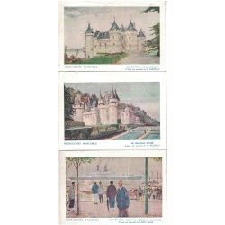 copy of PAQUEBOT HOGGAR - COMPAGNIE FRAISSINET - CARTE POSTALE MENU DU 6 JUIN 1952 - PUB PERNOD.