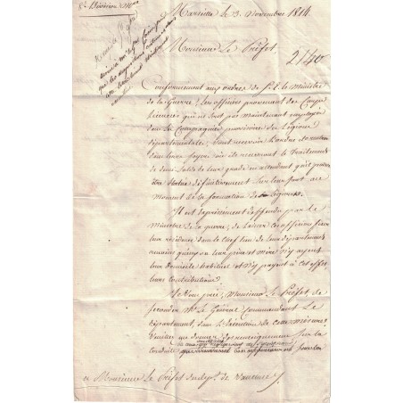 Ange Hyacinthe Maxence de DAMAS (PARIS -1785 -1862) - Général Russe puis Général de l'Armée Française - Ministre de la Guerre.