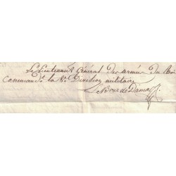 Ange Hyacinthe Maxence de DAMAS (PARIS -1785 -1862) - Général Russe puis Général de l'Armée Française - Ministre de la Guerre.