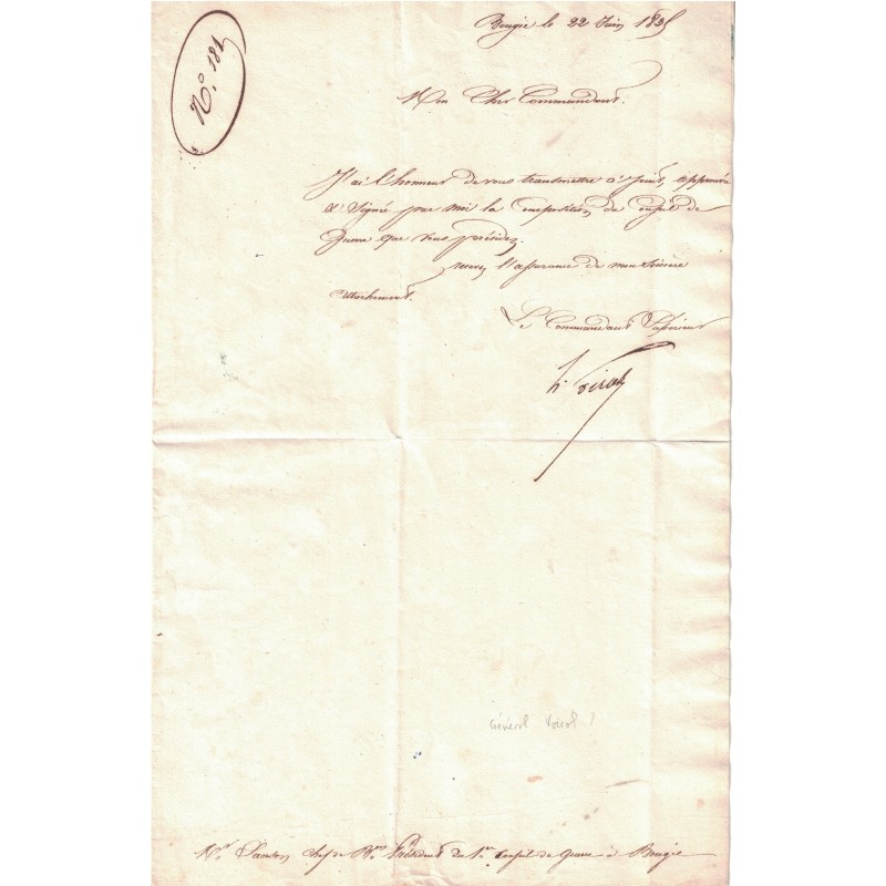 Théophile VOIROL (1781 Bâle-1853) - Général Révolution et Empire - Pair de France.