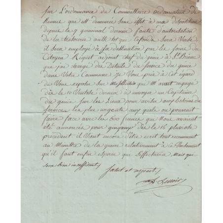 Auguste Nicolas LENOIR (1776 Paris-1850) Général de Brigade - Baron d'Empire.