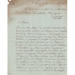 Auguste Nicolas LENOIR (1776 Paris-1850) Général de Brigade - Baron d'Empire.