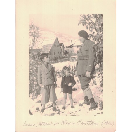 HAUTES ALPES - BRIANCON - CHASSEUR ALPIN - Mr COUTON - 1940 - FORMAT 180x240mm.