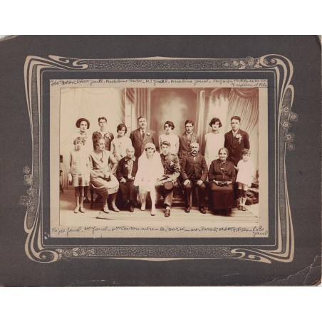 HAUTES ALPES - BRIANCON - MARIAGE - THORAX-COUTON - JUIN 1929 - FORMAT 165x115mm.