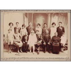 HAUTES ALPES - BRIANCON - MARIAGE - THORAX-COUTON - JUIN 1929 - FORMAT 165x115mm.