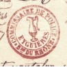 BOUCHES DU RHONE - EYGUIERES - LETTRE DU COMMISSSAIRE DE POLICE  D'EYGUIERES POUR LE MAIRE DE SENAS - 1 NOVEMBRE 1844..