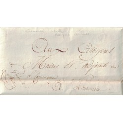 Robert MOTTE (1754 Calvados - 1829 DROME) - Général Français de la Révolution et de l'Empire - Baron d'Empire.