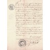 VAUCLUSE - MAIRIE DE VAUGINES - TIMBRE ROYAL 35c - AVEC CACHET DE MAIRIE ET SIGNATURE DU MAIRE - LE 20 SEPTEMBRE 1839.