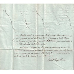 O.A. PETREZZOLI - Chef de Bataillon, Commandant les arrondissements de Salon et de Lambesc.