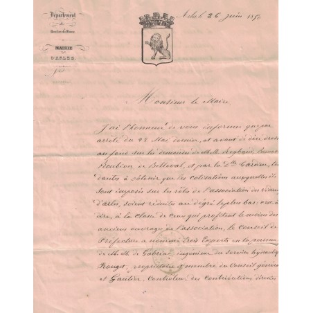 Bernard Benoît Remacle (1805-1871) Docteur en droit – Député au Corps Législatif - Préfet du second Empire – Maire d’Arles.