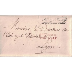 ARGOUT Antoine Maurice Apollinaire, comte d' (1782–1858)- Ministre de la Marine - du Commerce et de l’Intérieur