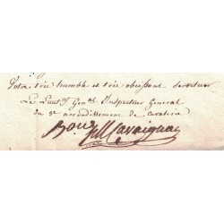 CAVAIGNAC Jacques-Marie, Vicomte Cavaignac de Baragne (1773-1855) - Général français de la Révolution et de l’Empire.