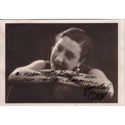 BERTY Renée - Artiste française de cabaret, Comédienne et Chanteuse de music-hall