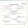 PIAF Édith nom de scène d'Édith Gassion (1915-1963) née à Paris décès à Grasse (Alpes-Maritimes)