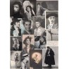 EXCEPTIONNEL ENSEMBLE DE 86 PHOTOS D'ARTISTES AVEC DEDICACES DE L'OPERA DE MARSEILLE (1943-1947)