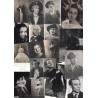 EXCEPTIONNEL ENSEMBLE DE 85 PHOTOS D'ARTISTES AVEC DEDICACES DE L'OPERA DE MARSEILLE (1943-1947)