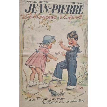 GERMAINE BOURET - ILLUSTRATRICE -FRANCAISE - (1907-1953) -JEAN-PIERRE L'HEBDOMADAIRE DE LA FAMILLE