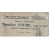 GERMAINE BOURET - ILLUSTRATRICE -FRANCAISE - (1907-1953) - AFFICHE ANCIENNE CARTONNEE - PUB - ST AMBROIX - GARD..